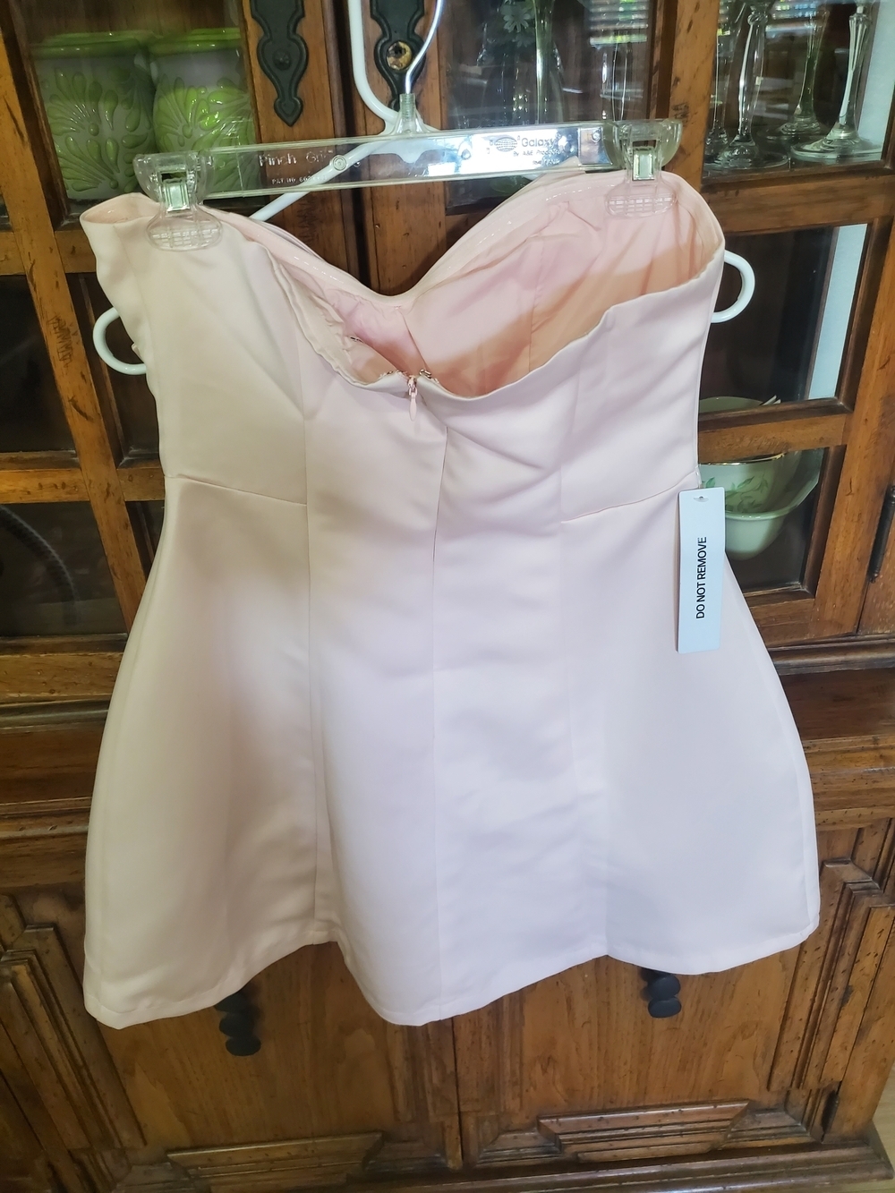 Princess Polly Strapless Light Pink Bow Mini Dress Size 2, 4,8 Or Size 12 - Picture 5 of 7